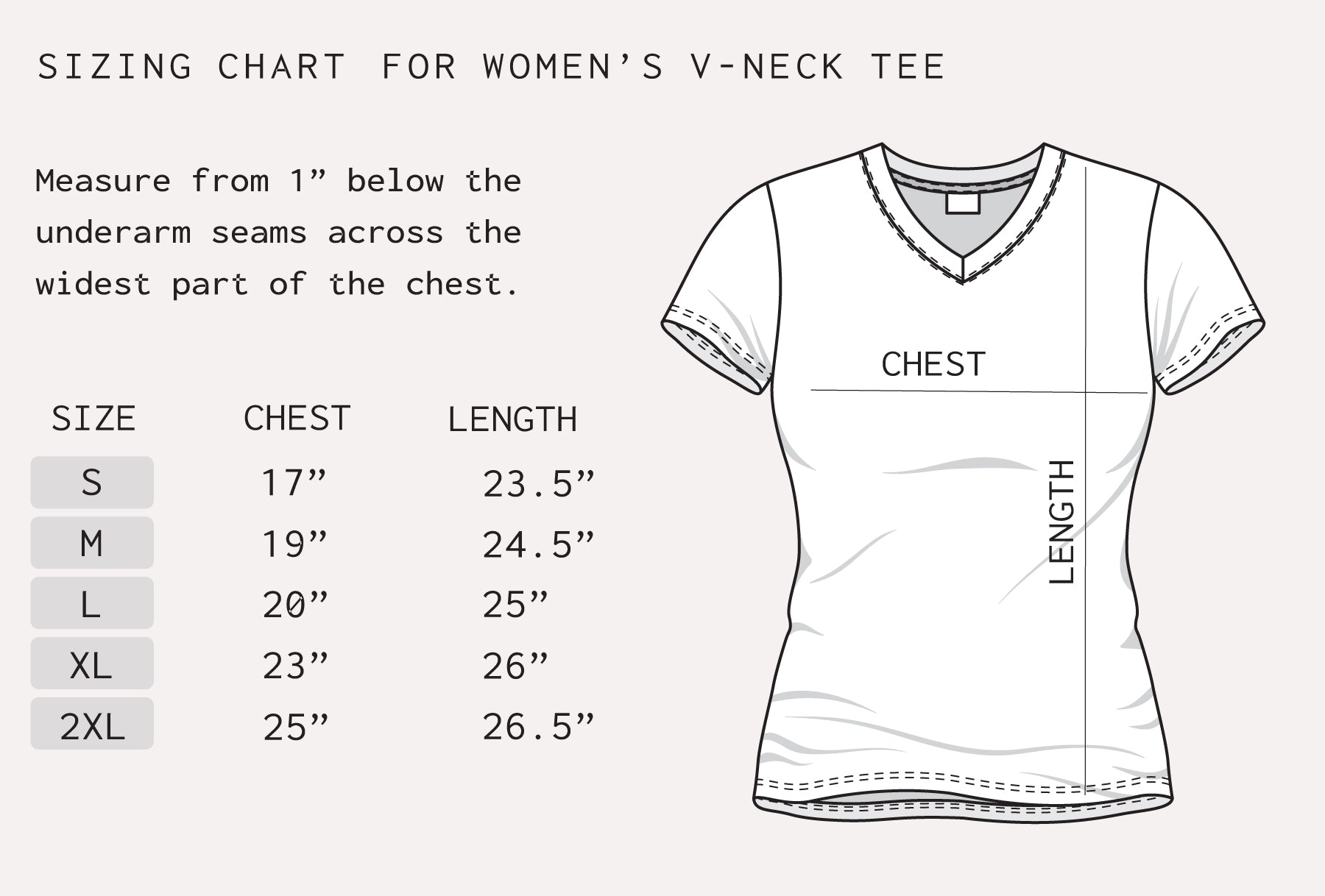 Women's Fern Heart V-Neck T-shirt, WOMEN'S T-SHIRTS, Westcoastees, www.westcoastees.com