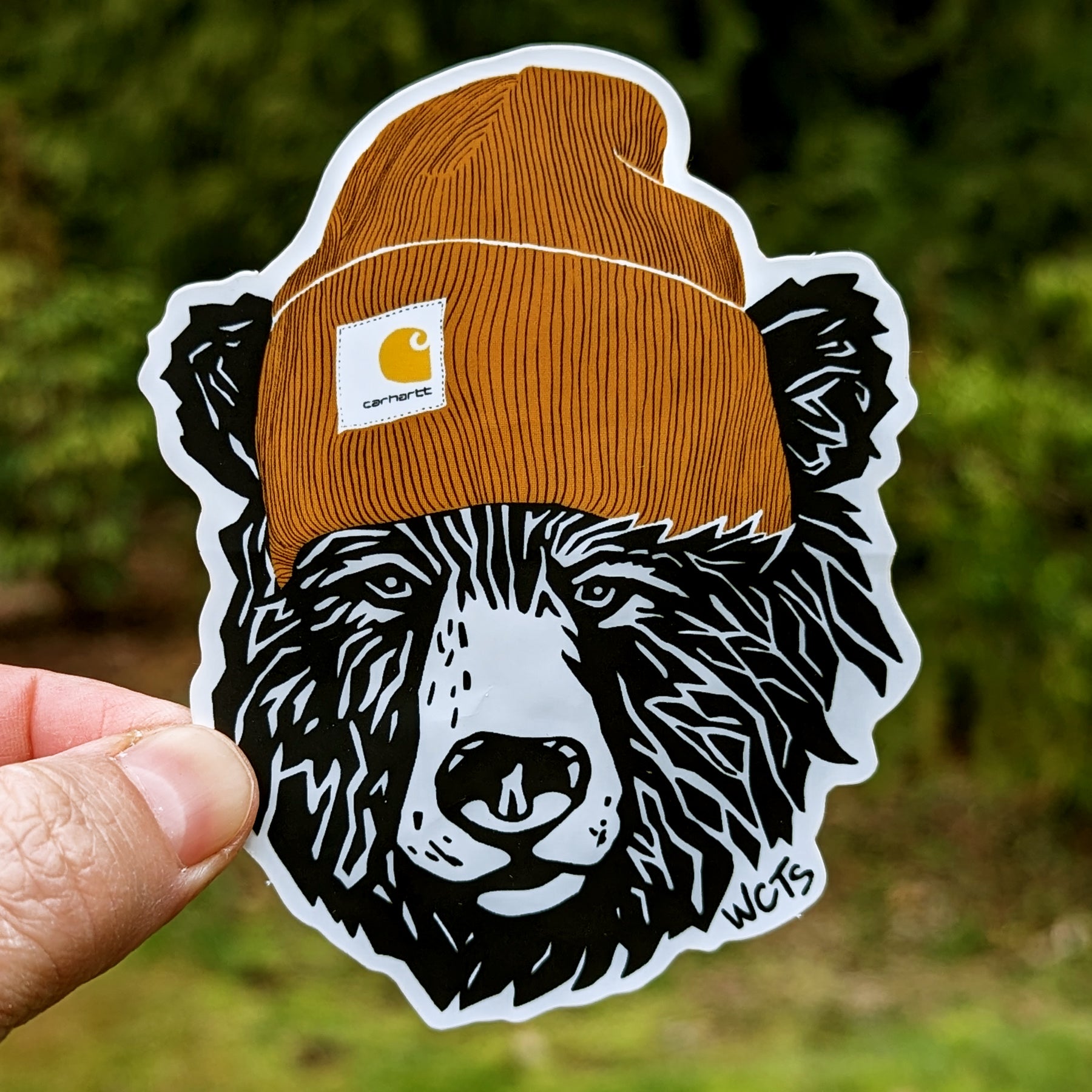 Westcoastees Touque Bear Sticker