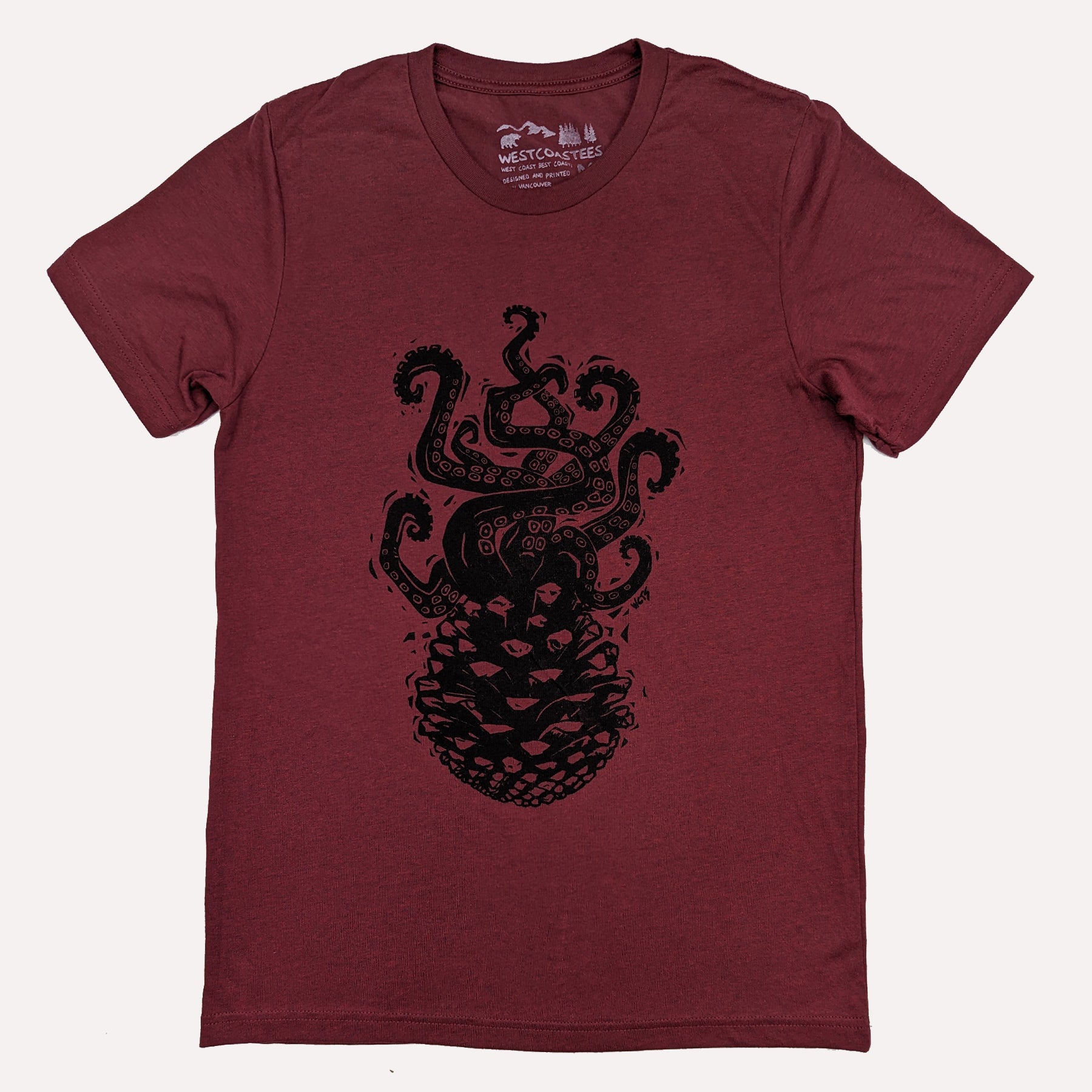 Pinecone Octopus Adult Unisex T-shirt