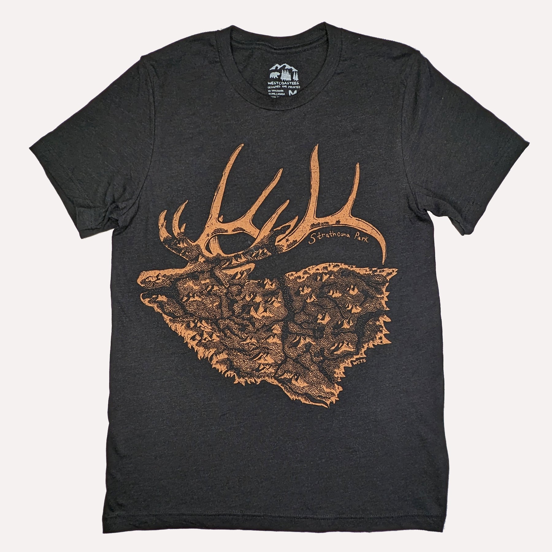 Adult Unisex Strathcona Elk T-shirt, ADULT UNISEX TEE'S, Westcoastees, 