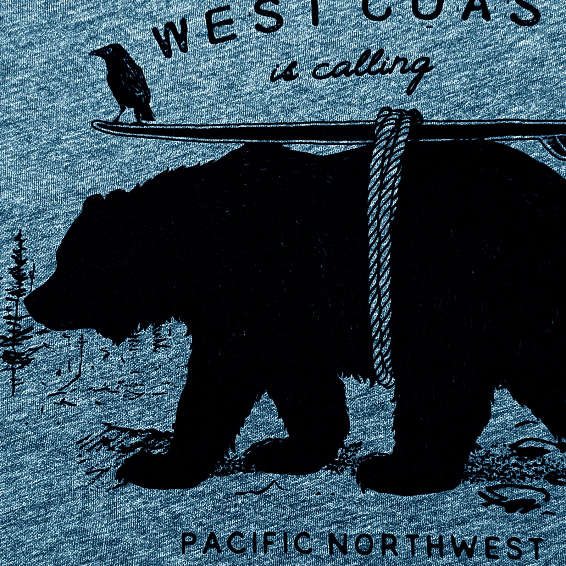 Adult Unisex West Coast is Calling T-shirt, ADULT UNISEX TEE'S, Westcoastees, www.westcoastees.com