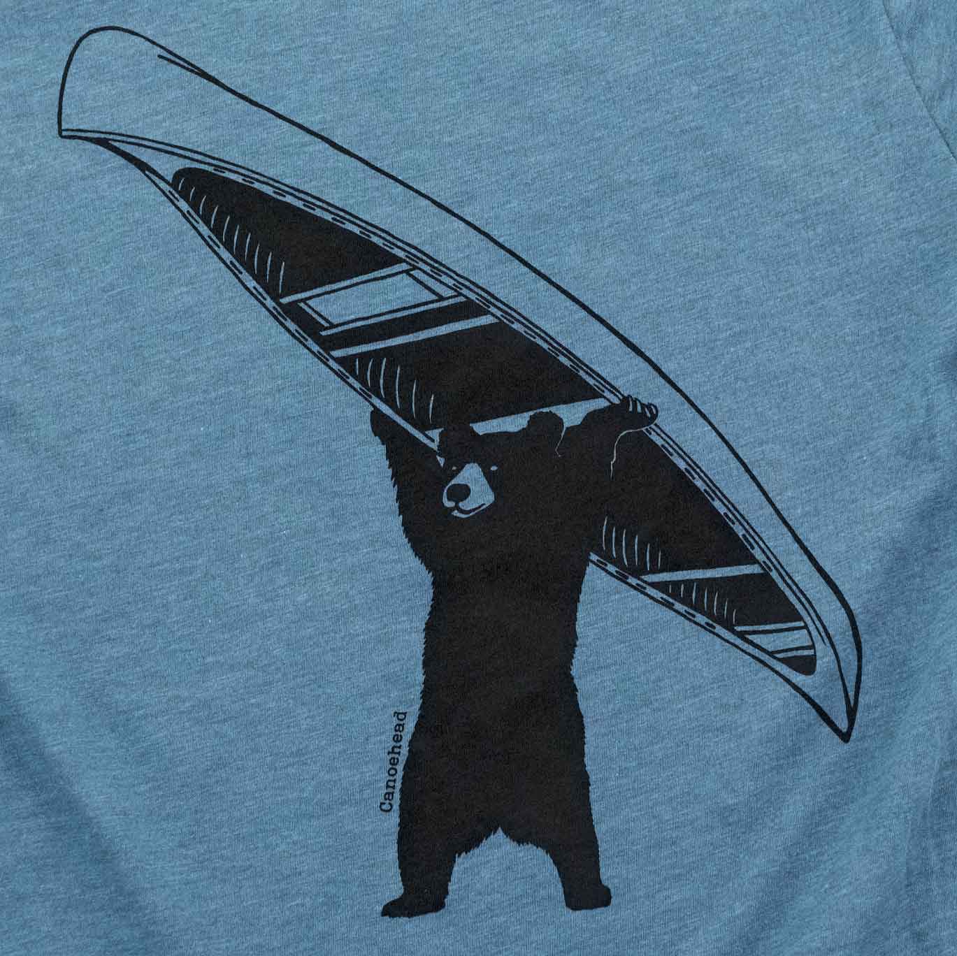 Close-up Bear Portage Canoe Adult Unisex T-shirt